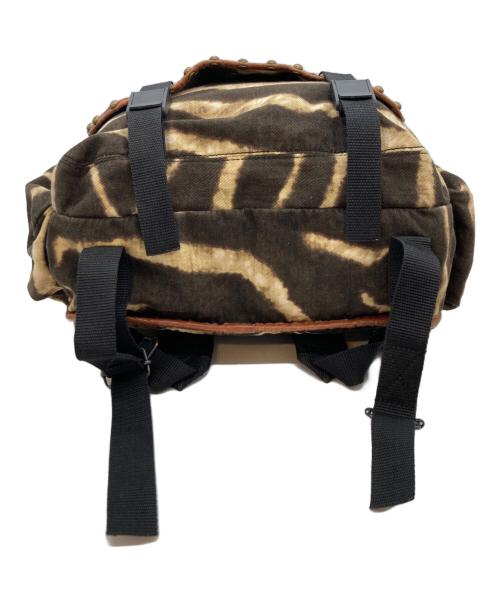 Denim & Supply Ralph Lauren（デニム＆サプライ ラルフローレン）DENIM & SUPPLY RALPH LAUREN (デニム＆サプライ ラルフローレン) スタッズ ゼブラ柄リュック ブラウンの古着・服飾アイテム