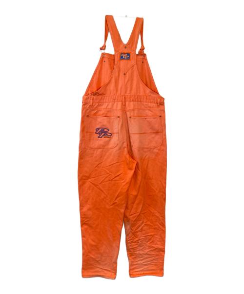 pellepelle（ペレペレ）pellepelle (ペレペレ) 刺繍オーバーオール オレンジ サイズ:SIZE XLの古着・服飾アイテム