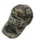 BEEDEN（ビーデン）の古着「BD STUDS DAMAGE CAP」｜オリーブ
