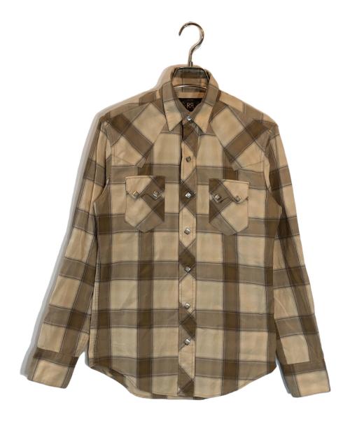 RRL（ダブルアールエル）RRL (ダブルアールエル) ウエスタンシャツ ベージュ サイズ:SIZE XSの古着・服飾アイテム