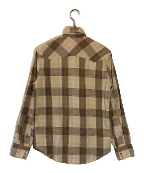 RRL（ダブルアールエル）RRL (ダブルアールエル) ウエスタンシャツ ベージュ サイズ:SIZE XSの古着・服飾アイテム