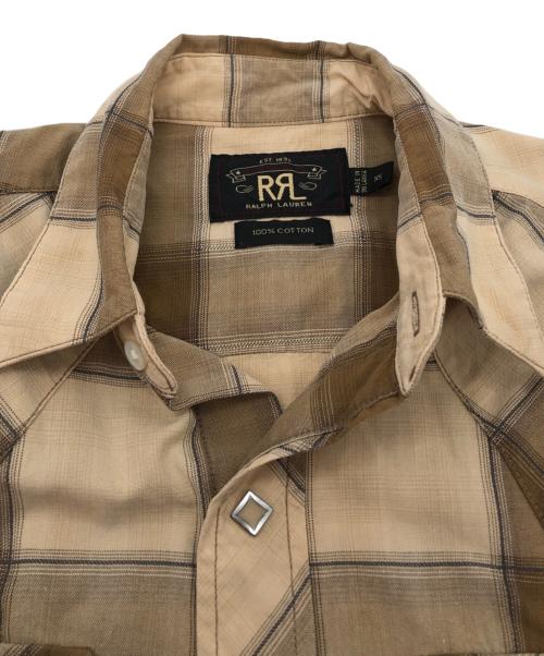 RRL（ダブルアールエル）RRL (ダブルアールエル) ウエスタンシャツ ベージュ サイズ:SIZE XSの古着・服飾アイテム
