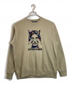 Hysteric Glamourヒステリックグラマー）の古着「SEE NO EVIL刺繍 スウェット」｜ブラウン