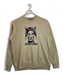 Hysteric Glamour（ヒステリックグラマー）の古着「SEE NO EVIL刺繍 スウェット」｜ブラウン