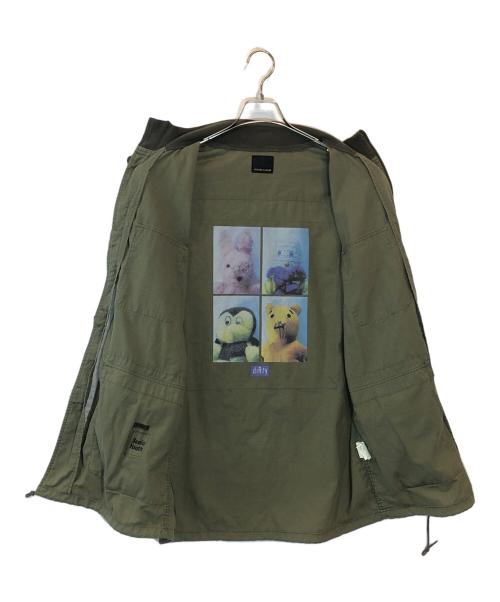 Hysteric Glamour（ヒステリックグラマー）Hysteric Glamour (ヒステリックグラマー) SONIC YOUTH リメイク パッチ フィールド ジャケット オリーブ サイズ:Lの古着・服飾アイテム