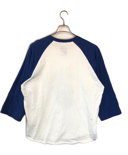 Hysteric Glamour（ヒステリックグラマー）Hysteric Glamour (ヒステリックグラマー) THE ROLLING STONES (ザ ローリングストーンズ) STONES 1975 七分袖Tシャツ ブルー サイズ:XLの古着・服飾アイテム