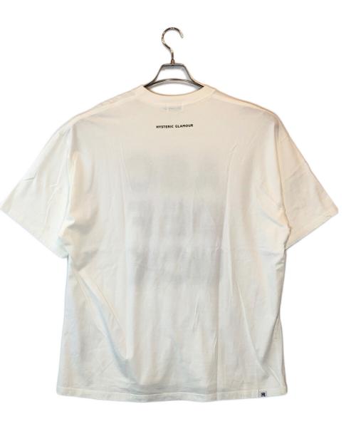 Hysteric Glamour（ヒステリックグラマー）Hysteric Glamour (ヒステリックグラマー) TRENDEX オーバーサイズTシャツ ホワイト サイズ:XLの古着・服飾アイテム