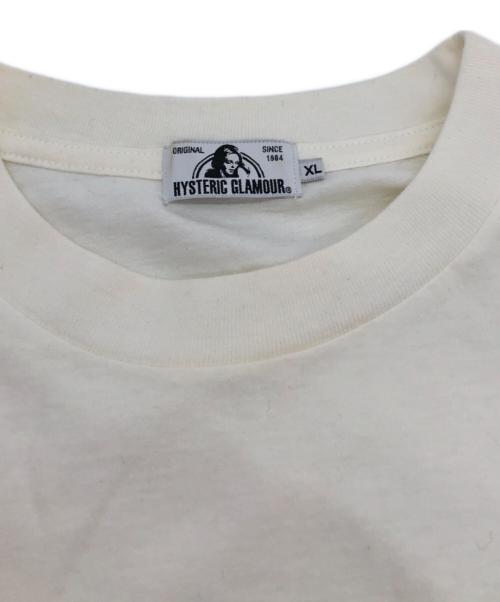 Hysteric Glamour（ヒステリックグラマー）Hysteric Glamour (ヒステリックグラマー) TRENDEX オーバーサイズTシャツ ホワイト サイズ:XLの古着・服飾アイテム
