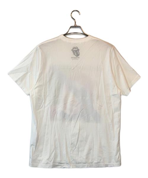 Hysteric Glamour（ヒステリックグラマー）Hysteric Glamour (ヒステリックグラマー) THE ROLLING STONES (ザ ローリングストーンズ) SHATTERED Tシャツ ホワイト サイズ:XLの古着・服飾アイテム