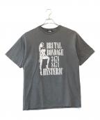 Hysteric Glamourヒステリックグラマー）の古着「BRUTAL BONDAGE Tシャツ」｜グレー