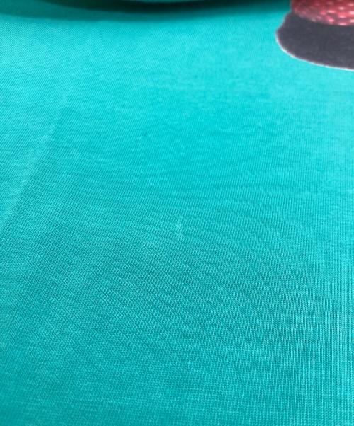 Hysteric Glamour（ヒステリックグラマー）Hysteric Glamour (ヒステリックグラマー) HUG ME I’M DIRTY Tシャツ スカイブルー サイズ:XLの古着・服飾アイテム