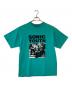 Hysteric Glamour（ヒステリックグラマー）の古着「HERE WHERE Tシャツ」｜スカイブルー