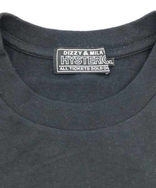 Hysteric Glamour（ヒステリックグラマー）Hysteric Glamour (ヒステリックグラマー) YOKODOLLS Tシャツ ブラック サイズ:XLの古着・服飾アイテム