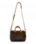 LOUIS VUITTON (ルイ ヴィトン) スピーディバンドリエール25 ハンドバッグ ブラウン：220000円