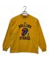 Hysteric Glamour（ヒステリックグラマー）の古着「THE ROLLING STONES/HYSTERIC&STEEL WHEELS Tシャツ」｜イエロー
