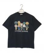 Hysteric Glamourヒステリックグラマー）の古着「HYSTERIC DOLLS / プリント Tシャツ」｜ブラック