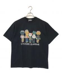 Hysteric Glamour（ヒステリックグラマー）の古着「HYSTERIC DOLLS / プリント Tシャツ」｜ブラック