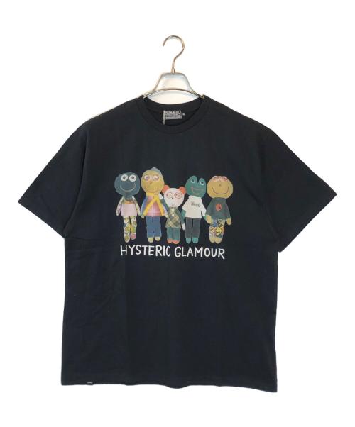 Hysteric Glamour（ヒステリックグラマー）Hysteric Glamour (ヒステリックグラマー) HYSTERIC DOLLS / プリント Tシャツ ブラック サイズ:XL 未使用品の古着・服飾アイテム
