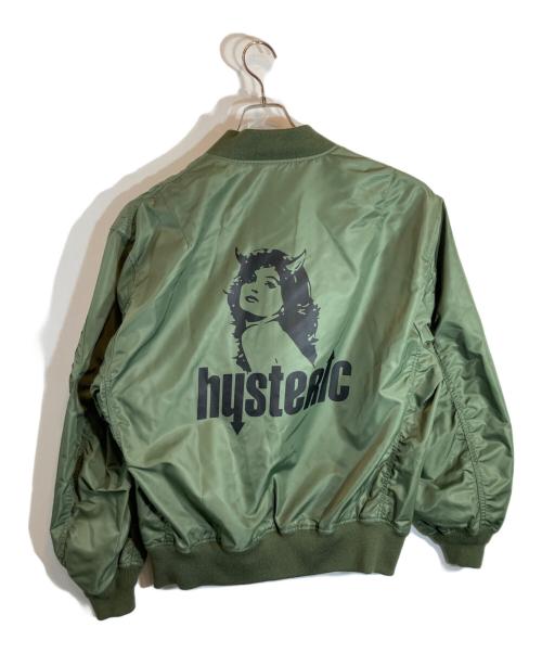Hysteric Glamour（ヒステリックグラマー）Hysteric Glamour (ヒステリックグラマー) フライトジャケット オリーブ サイズ:XLの古着・服飾アイテム