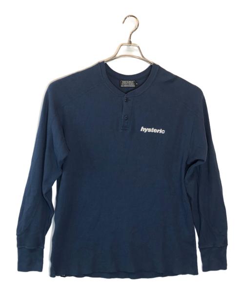 Hysteric Glamour（ヒステリックグラマー）Hysteric Glamour (ヒステリックグラマー) サーマルカットソー ネイビー サイズ:XLの古着・服飾アイテム