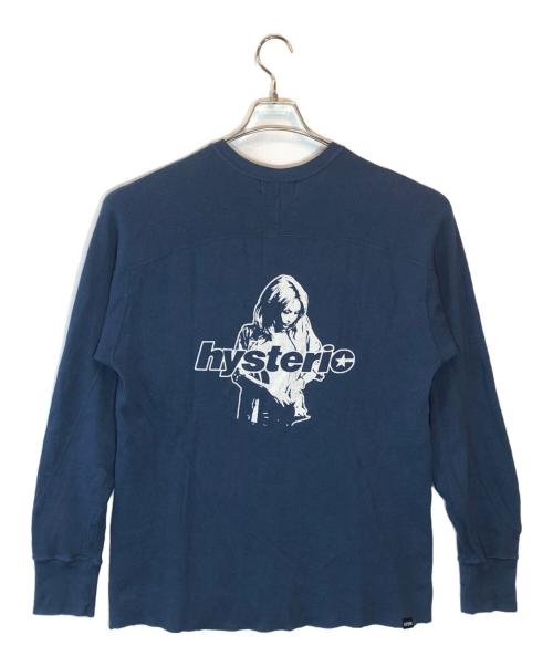 Hysteric Glamour（ヒステリックグラマー）Hysteric Glamour (ヒステリックグラマー) サーマルカットソー ネイビー サイズ:XLの古着・服飾アイテム