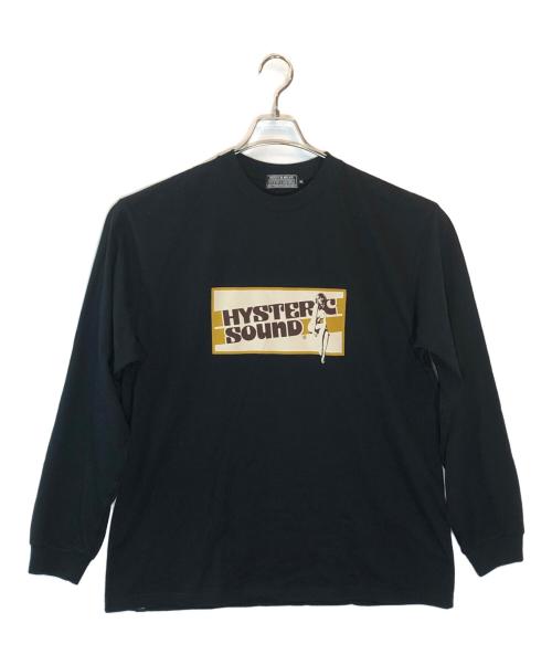 Hysteric Glamour（ヒステリックグラマー）Hysteric Glamour (ヒステリックグラマー) プリントカットソー ブラック サイズ:XLの古着・服飾アイテム