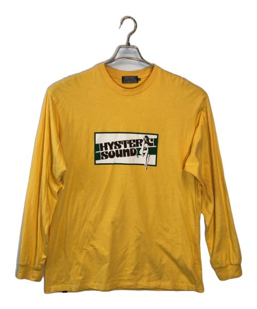 Hysteric Glamour（ヒステリックグラマー）Hysteric Glamour (ヒステリックグラマー) プリントカットソー イエロー サイズ:XLの古着・服飾アイテム