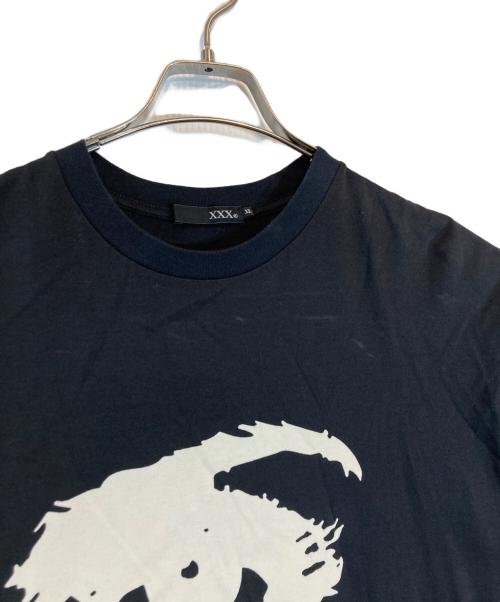 Hysteric GlamourXXX（ヒステリックグラマー）Hysteric GlamourXXX (ヒステリックグラマー) プリントTシャツ ブラック サイズ:XLの古着・服飾アイテム