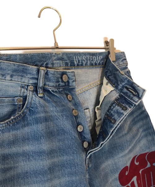 Hysteric Glamour（ヒステリックグラマー）Hysteric Glamour (ヒステリックグラマー) DIARY OF A BAD GIRLリメイク 60’S XXストレートデニムパンツ インディゴ サイズ:32の古着・服飾アイテム