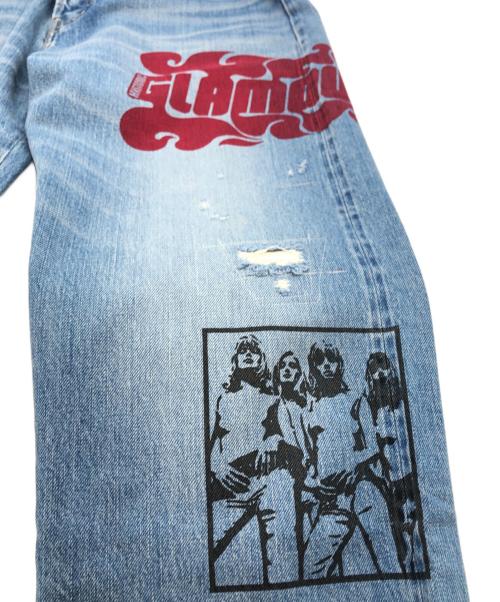 Hysteric Glamour（ヒステリックグラマー）Hysteric Glamour (ヒステリックグラマー) DIARY OF A BAD GIRLリメイク 60’S XXストレートデニムパンツ インディゴ サイズ:32の古着・服飾アイテム