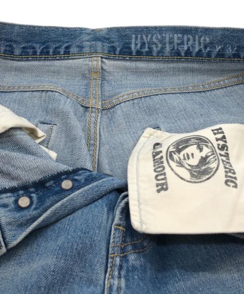 Hysteric Glamour（ヒステリックグラマー）Hysteric Glamour (ヒステリックグラマー) DIARY OF A BAD GIRLリメイク 60’S XXストレートデニムパンツ インディゴ サイズ:32の古着・服飾アイテム