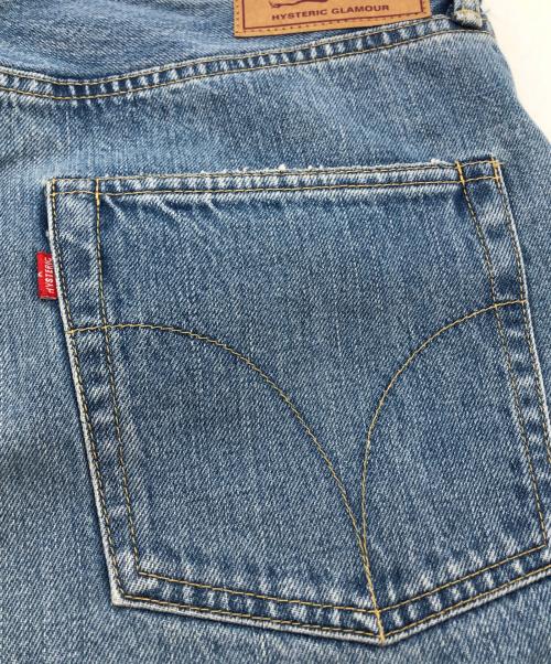 Hysteric Glamour（ヒステリックグラマー）Hysteric Glamour (ヒステリックグラマー) DIARY OF A BAD GIRLリメイク 60’S XXストレートデニムパンツ インディゴ サイズ:32の古着・服飾アイテム