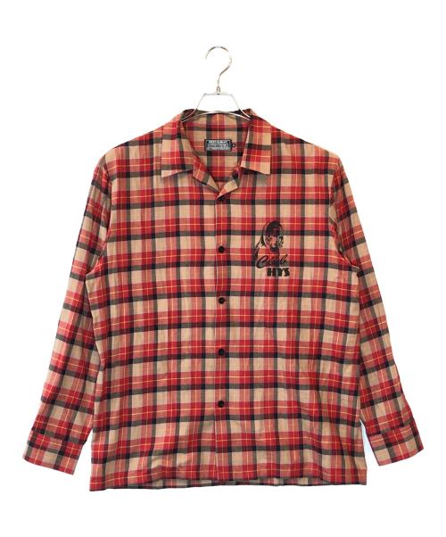 Hysteric Glamour（ヒステリックグラマー）Hysteric Glamour (ヒステリックグラマー) CLUB HYSTERIC オープンカラーシャツ レッド サイズ:XLの古着・服飾アイテム