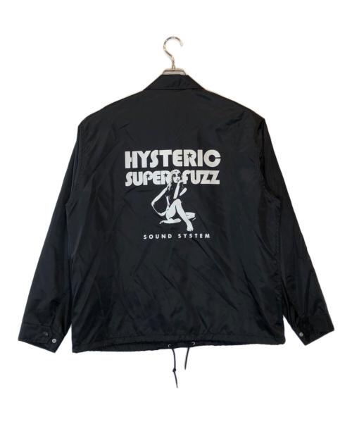 Hysteric Glamour（ヒステリックグラマー）Hysteric Glamour (ヒステリックグラマー) HG SOUND SYSTEM コーチジャケット ブラック サイズ:X-Largeの古着・服飾アイテム