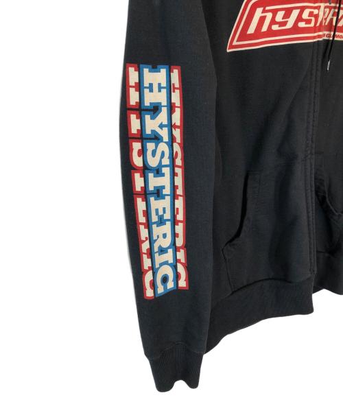 Hysteric Glamour（ヒステリックグラマー）Hysteric Glamour (ヒステリックグラマー) HG BOX LOGOS パーカー ブラック サイズ:Lの古着・服飾アイテム