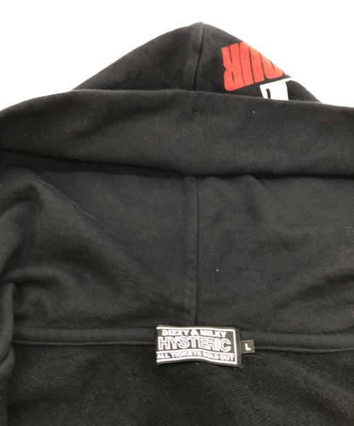 Hysteric Glamour（ヒステリックグラマー）Hysteric Glamour (ヒステリックグラマー) HG BOX LOGOS パーカー ブラック サイズ:Lの古着・服飾アイテム