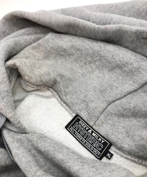 Hysteric Glamour（ヒステリックグラマー）Hysteric Glamour (ヒステリックグラマー) HYSTERIC'S MOTEL パーカー グレー サイズ:XLの古着・服飾アイテム