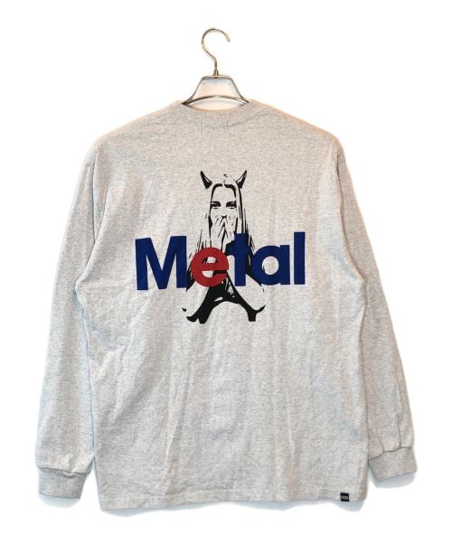 Hysteric Glamour（ヒステリックグラマー）Hysteric Glamour (ヒステリックグラマー) METAL HYSTERIC Tシャツ グレー サイズ:XLの古着・服飾アイテム