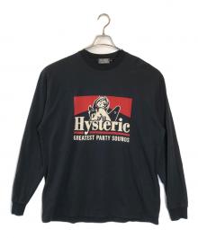 Hysteric Glamour（ヒステリックグラマー）の古着「GREATEST PARTY SOUNDS Tシャツ」｜ブラック