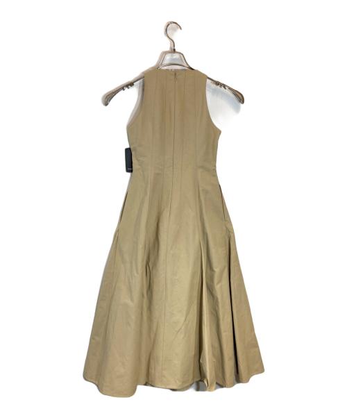 anuans（アニュアンス）anuans (アニュアンス) フォルムフレアワンピース ベージュ サイズ:Sの古着・服飾アイテム