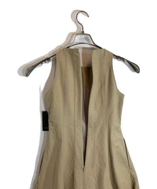 anuans（アニュアンス）anuans (アニュアンス) フォルムフレアワンピース ベージュ サイズ:Sの古着・服飾アイテム