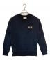 MAISON KITSUNE（メゾンキツネ）の古着「ダブルフォックスヘッド スウェットシャツ」｜ブラック