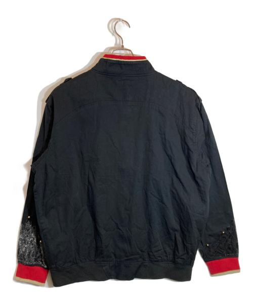 Coogi（クージー）COOGI (クージー) スタッズ デザインジャケット ブラック サイズ:XXLの古着・服飾アイテム