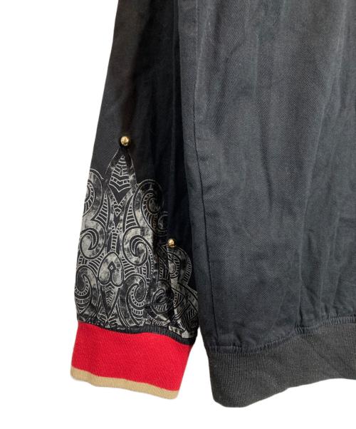 Coogi（クージー）COOGI (クージー) スタッズ デザインジャケット ブラック サイズ:XXLの古着・服飾アイテム