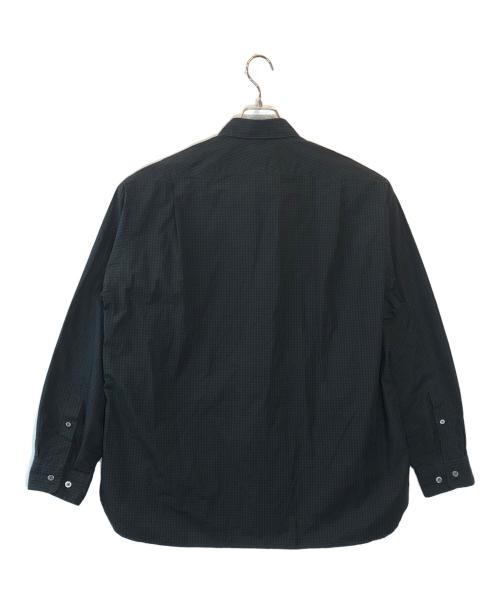 STEVEN ALAN（スティーブンアラン）STEVEN ALAN (スティーブンアラン) 60 コンパクトヤーン チェック シャツ ブラック サイズ:Mの古着・服飾アイテム