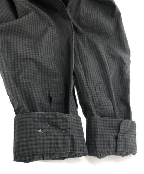STEVEN ALAN（スティーブンアラン）STEVEN ALAN (スティーブンアラン) 60 コンパクトヤーン チェック シャツ ブラック サイズ:Mの古着・服飾アイテム