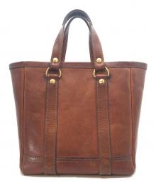 Herz（ヘルツ）の古着「レザートートバッグ」｜ブラウン