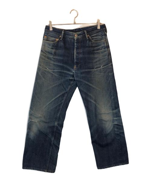BIG JOHN（ビッグジョン）BIG JOHN (ビッグジョン) 『XXXX-EXTRA』MODEL REGULAR STRAIGHT ネイビー サイズ:SIZE 81cm (W32)の古着・服飾アイテム