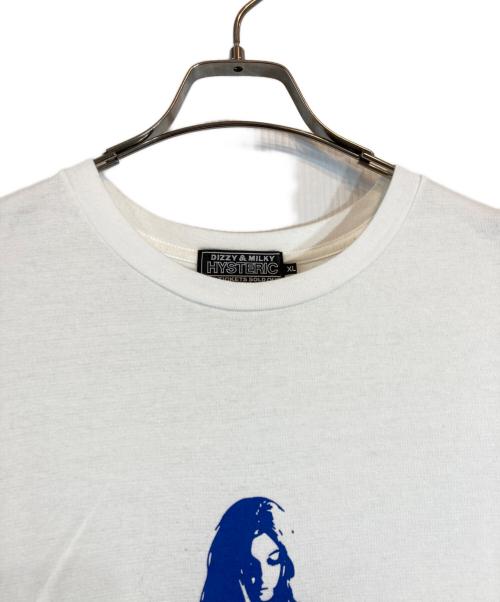 Hysteric Glamour（ヒステリックグラマー）Hysteric Glamour (ヒステリックグラマー) SATISFACTION Tシャツ ホワイト サイズ:XLの古着・服飾アイテム