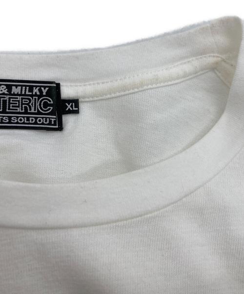 Hysteric Glamour（ヒステリックグラマー）Hysteric Glamour (ヒステリックグラマー) SATISFACTION Tシャツ ホワイト サイズ:XLの古着・服飾アイテム